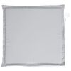 vidaXL Cojines asiento de jard&iacute;n cuadrados 4 uds gris claro 45x45x2 cm