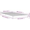 vidaXL Estructura de cama madera maciza de pino blanco 100x200 cm