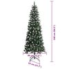 vidaXL &Aacute;rbol de Navidad artificial Verde 240 cm PVC, Pl&aacute;stico y Acero