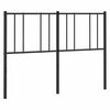 vidaXL Cabecero de repuesto de metal negro 150 cm
