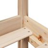 vidaXL Estructura de cama sin colch&oacute;n madera maciza pino 75x190 cm