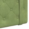 vidaXL Cabecera Colgante Verde claro 150 x 55 x 5 cm Terciopelo