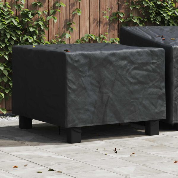 vidaXL Funda para muebles Liso Negro 99 x 99 x 60 cm Tela Oxford 420D