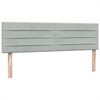 vidaXL Cama box spring con colch&oacute;n terciopelo gris claro 160x220 cm