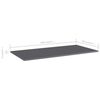 vidaXL Estante estanter&iacute;a 4 uds contrachapada gris brillo 100x50x1,5cm