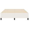 vidaXL Cama tipo Box Spring Crema 140 x 200 cm Terciopelo