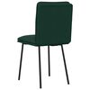vidaXL Sillas de comedor 4 unidades terciopelo verde oscuro