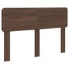 vidaXL Cabecero Roble Marr&oacute;n Madera de ingenier&iacute;a
