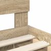 vidaXL Estructura de cama Sonoma 160 x 200 cm Madera de pino macizo