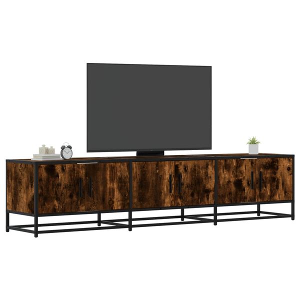 vidaXL Mueble para TV madera de ingenier&iacute;a roble ahumado 180x35x41 cm