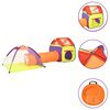 vidaXL Tienda de juego de niños con 250 bolas multicolor 338x123x111cm