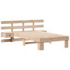 vidaXL Estructura de cama Marr&oacute;n 100 x 200 cm Madera de pino macizo