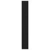 vidaXL Estante de libros Roble Negro 60 x 24 x 176 cm