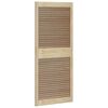 vidaXL Puerta de Armario 2 pcs Natural 140,5 x 2,1 x 59,5 cm