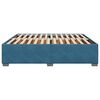 vidaXL Estructura de cama sin colch&oacute;n terciopelo azul 200x200 cm