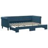 vidaXL Sof&aacute; cama nido terciopelo azul 80x200 cm
