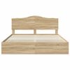 vidaXL Estructura de cama Roble Sonoma 180 x 200 cm Madera Ingenieril