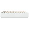 vidaXL Estructura de cama con LED sin colchón blanco 180x200 cm
