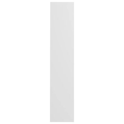 vidaXL Zapatero de pared madera contrachapada blanco 80x18x90 cm