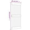 vidaXL Puerta corredera con herrajes madera maciza de pino 85x210 cm