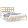 vidaXL Estructura de cama madera maciza 120x190 cm