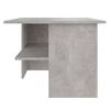 vidaXL Mesa de centro madera contrachapada gris hormig&oacute;n 90x60x46,5 cm