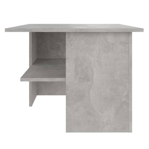 vidaXL Mesa de centro madera contrachapada gris hormig&oacute;n 90x60x46,5 cm