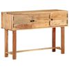 vidaXL Aparador de madera maciza de acacia 115x35x75 cm
