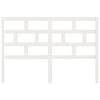 vidaXL Cabecero de cama madera maciza de pino blanco 141x4x100 cm