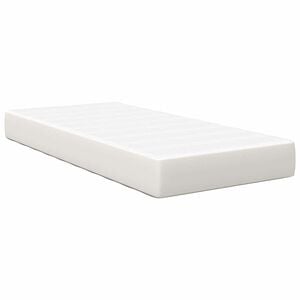 vidaXL Colch&oacute;n de Cama con colch&oacute;n Crema 80 x 200 cm tela