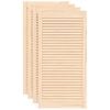 vidaXL Puerta de armario de lamas 4 uds madera de pino 99,3x49,4 cm