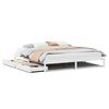 vidaXL Cama sin colch&oacute;n madera maciza de pino blanca 180x200 cm