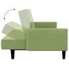 vidaXL Sof&aacute; cama de 2 plazas terciopelo verde claro