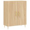 vidaXL Aparador de madera de ingenier&iacute;a roble Sonoma 69,5x34x90 cm