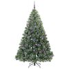 vidaXL &Aacute;rbol de Navidad artificial con 300 LED Verde 210 cm PE y PVC