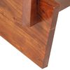 vidaXL Mesa de centro de madera maciza de acacia 66 cm