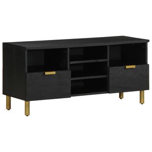 vidaXL Mueble de TV madera de ingenier&iacute;a negro 100x33x46 cm
