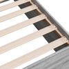 vidaXL Estructura de cama madera de ingenier&iacute;a gris Sonoma 200x200 cm