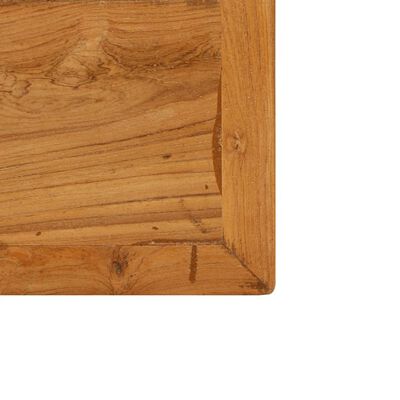 vidaXL Mesa de bar de madera maciza de teca reciclada 150x70x106 cm