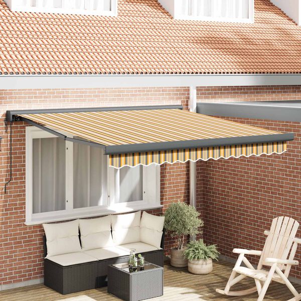 vidaXL Toldo Multicolor 350 x 250 x 165 cm Poli&eacute;ster y Aluminio