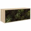 vidaXL Mueble de TV Montado en la Pared ELBURG 102 x 33 x 40 cm