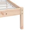 vidaXL Estructura de cama sin colch&oacute;n madera maciza de pino 140x200 cm