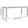 vidaXL Set de mesa y sillas de jard&iacute;n 5 pzas y cojines rat&aacute;n PE beige