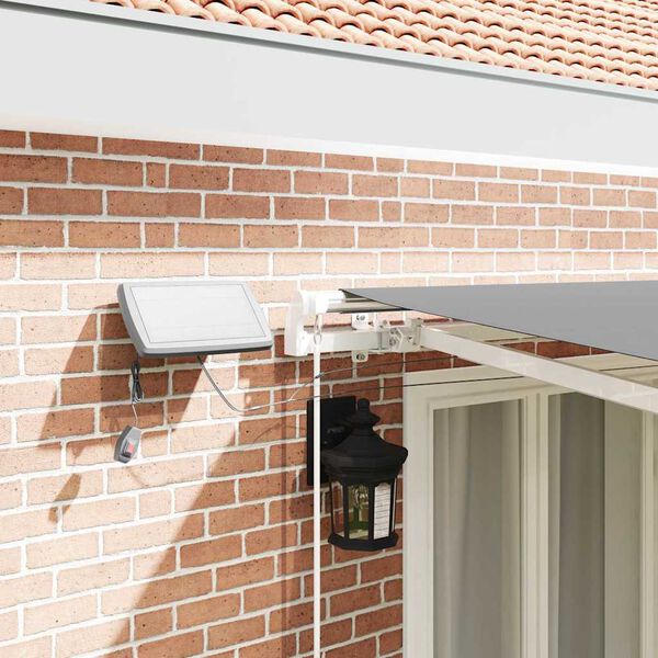 vidaXL Toldo con Manual 4,5 x 3,5 m Metal