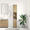 vidaXL Armario de baño madera ingeniería roble artisan 30x30x183,5 cm