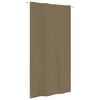 vidaXL Toldo pantalla para balc&oacute;n de tela oxford gris taupe 140x240 cm
