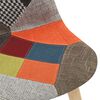 vidaXL Sillas de comedor 6 unidades tela Patchwork multicolor