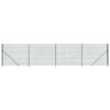 vidaXL Cerca de alambre con brida verde 2,2x10 m