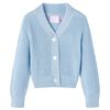 C&aacute;rdigan de punto infantil azul 128