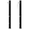 vidaXL Ducha solar exterior con rociador y grifo negro 35 L